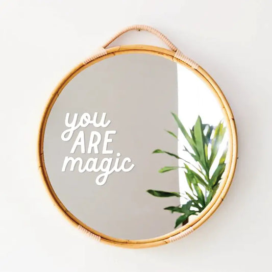 Vinyl Affirmation Decals- "you are magic"