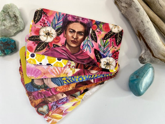 Inspired By Frida: Affirmation Cards by Akal Pritam