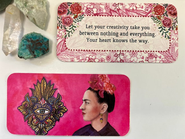 Inspired By Frida: Affirmation Cards by Akal Pritam
