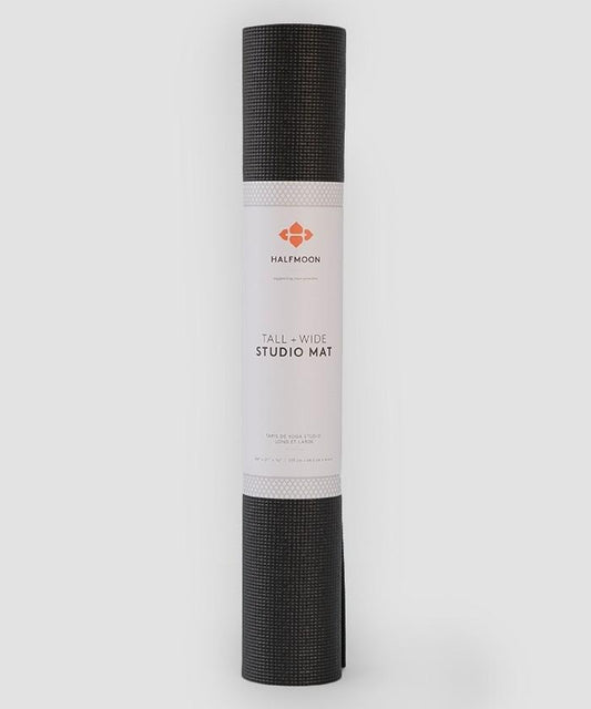 Studio Yoga Mat Tall and Wide- Charcoal