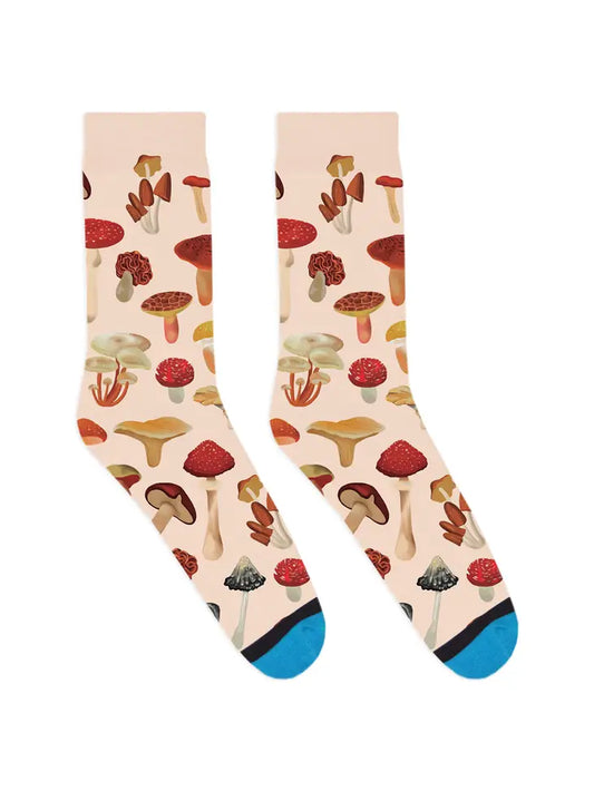 Vintage Mushroom Socks