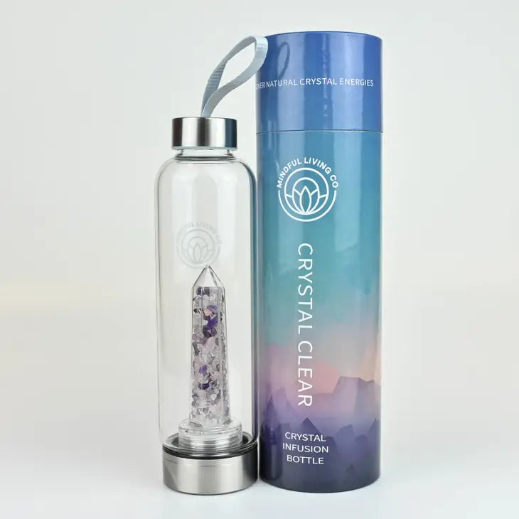 Love and Be Loved Crystal Water Bottle