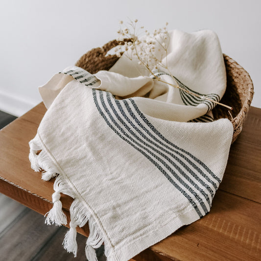 Turkish Cotton + Bamboo Hand Towel