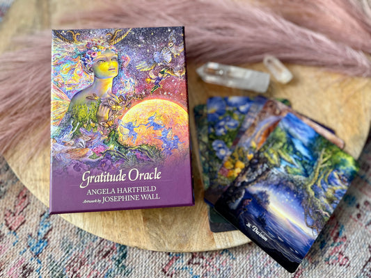 Gratitude Oracle, By Angela Hartfield + Josephine Wall