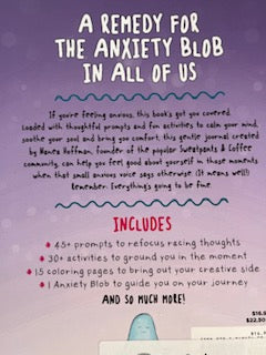 The Anxiety Blob: Comfort & Encouragement Journal By, Nana Hoffman