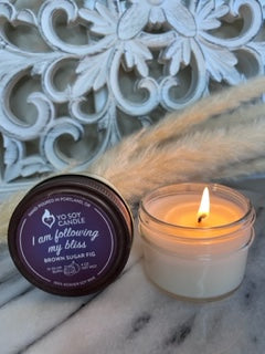 I Am Following My Bliss: Brown Sugar Fig Soy Candle